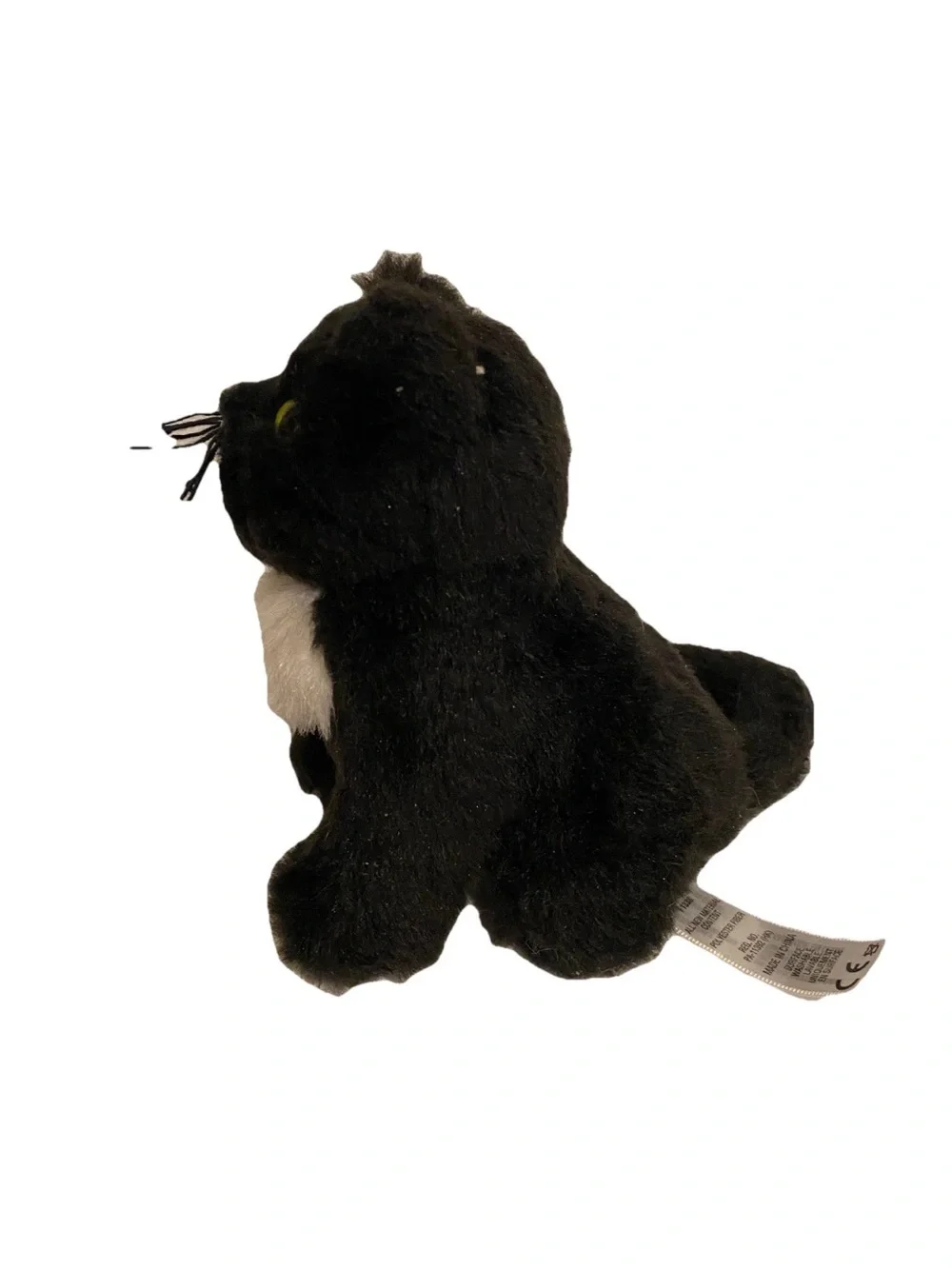 American Girl Doll Caroline Cat Inkpot Black Plush Stuffed Animal Pet Kitty